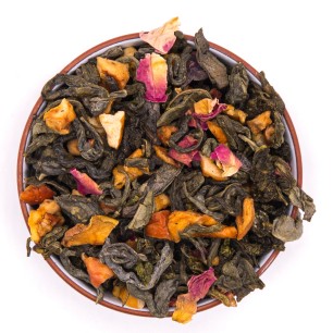 Чай зеленый ароматизированный "Яблоко от яблони"