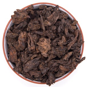 Шу пуэр "Лао Ча Тоу" Дикий Комковый кат. А  20 лет